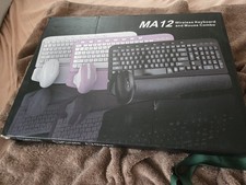 Sablute MA 12 Wireless Keyboard And Mouse Combo Black