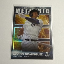 2021 Bowman Platinum Meteoric Jasson Dominguez New York Yankees #MET-7