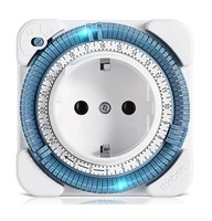 Theben-Timer 26 Analoge Steckdosen-Zeitschaltuhr Tagesprogramm, Mechanisch