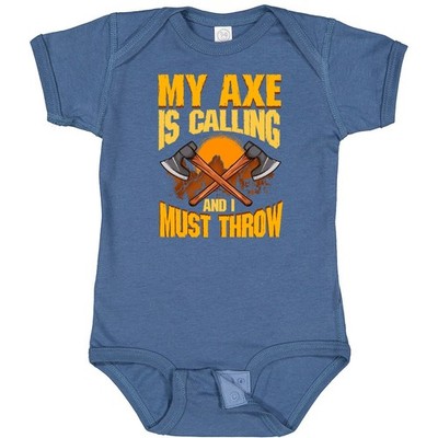 Inktastic Axe Throwing Funny Gift Baby Bodysuit Lumberjack League Sport Champion
