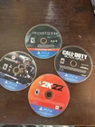 PS4 Games Lot 4 Disks Without Cases. Madden 18,2k22, COD Black Ops, Injustice 2