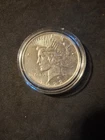 1922 silver uncirculated peace dollar.