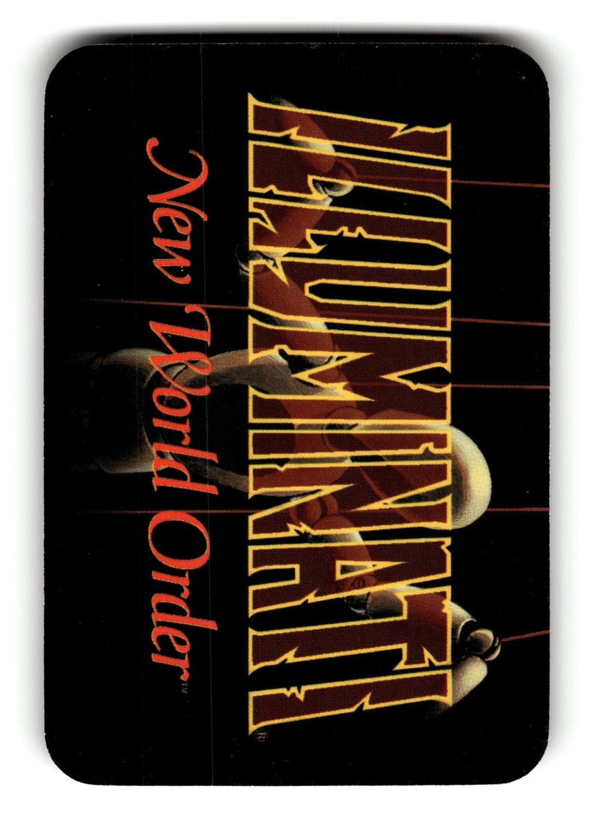 Pale People In Black Card INWO Illuminati New World Order