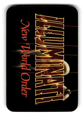 Pale People In Black Card INWO Illuminati New World Order