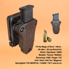 1911 Mag Pouch 45 ACP Fits Wilson Combat Chip McCormick Mec Gar Kimber Colt Sig