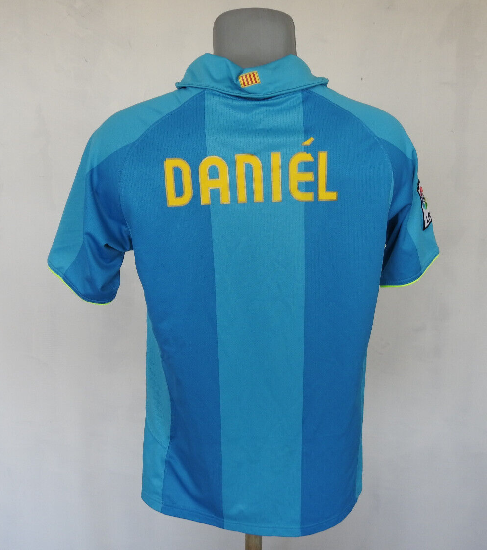 FC Barcelona 2007 Away Jersey Nike Blue Shirt Size S Football