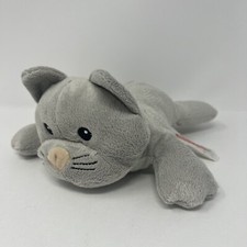 Melissa and Doug Gray Cat Kitten 8in. Soft Plush Stuffed Animal Toy Lovey Gift 