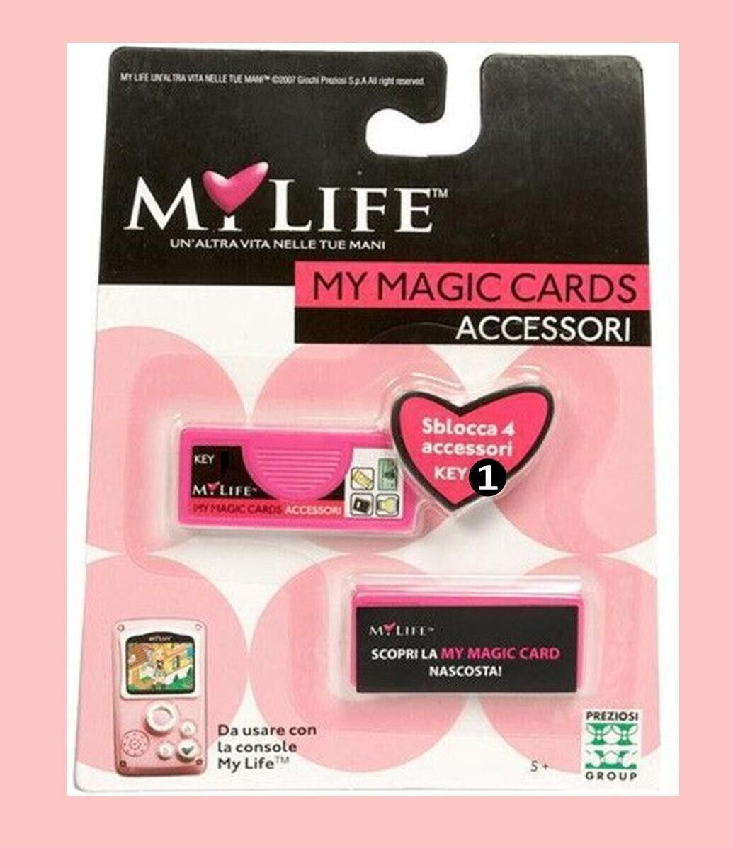 MY LIFE - MY MAGIC CARDS - Accessori con Cartuccia Key 1 + Cartuccia Nascosta (