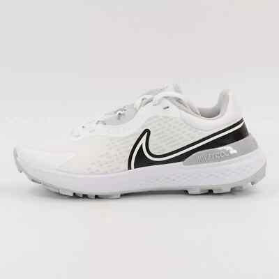 Nike React Infinity Pro 2 Golf Sneakers White Black DJ5593-101 Mens Size 9