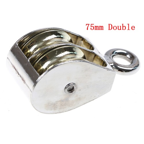 36/52/75mm Metal sheave zinc alloy pulley mini single/double pulley for diy YJN8 - Picture 15 of 18