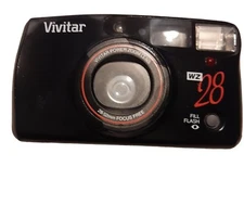 Vivitar 35mm WZ28 Point & Shoot Camera – Zoom Lens 28–52mm – Film Camera