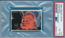 PSA 4 VG-EX UGNAUGHT SPAIN STAR WARS 1980 YOPLAIT STICKER #15 GRADED MOVIE TPHLC