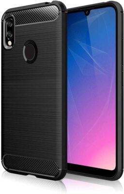 BLACK COVER for Huawei Y6 2019 CO SILICONE TPU SOFT SHOCKPROOF CASE