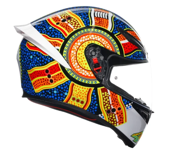 Casque Intégral AGV K1 S Dreamtime Réplica Vale Rossi Taille XS S M L - Photo 3/4