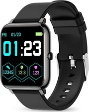 Touch Screen Fitness Smartwatch Compatible for iPhone 15 15 Plus 15 Pro 15ProMax