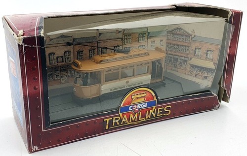 Corgi Appx 12cm Long Diecast D990/6 - Tramcar Maidstone - #18 Tovil - Picture 5 of 5
