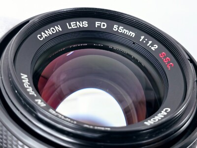 🌸[Near MINT] Canon FD 55mm F1.2 s.s.c. ssc MF Standard Lens From