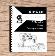 Singer 15K, 66K and 99K Operator's Instruction Manual Reprint Comb Bound