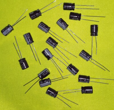 Nichicon 100uF 35V PW 105°C Kondensator ELKO Radial Menge Wählbar 2-10 Stück
