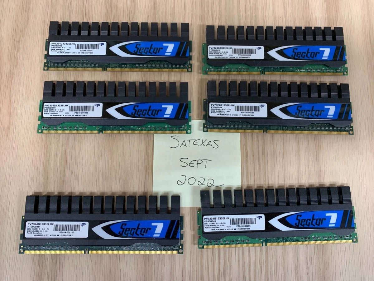 Prever abogado Acostado 16GB - Patriot Viper II "Sector7" (4x4) DDR3-1600, PV7324G1333ELHK | eBay Prever abogado Acostado 16GB - Patriot Viper II "Sector7" (4x4) DDR3-1600, PV7324G1333ELHK | eBay