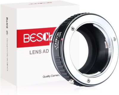 Beschoi Objektivhalterung Adapter für Minolta Rokkor MD/MC SLR Objektiv auf Micro Four Third
