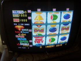 NEW FRUIT BONUS 96 DOG DIAMOND CHERRY MASTER 8 LINER PCB  WORKS! LOOK