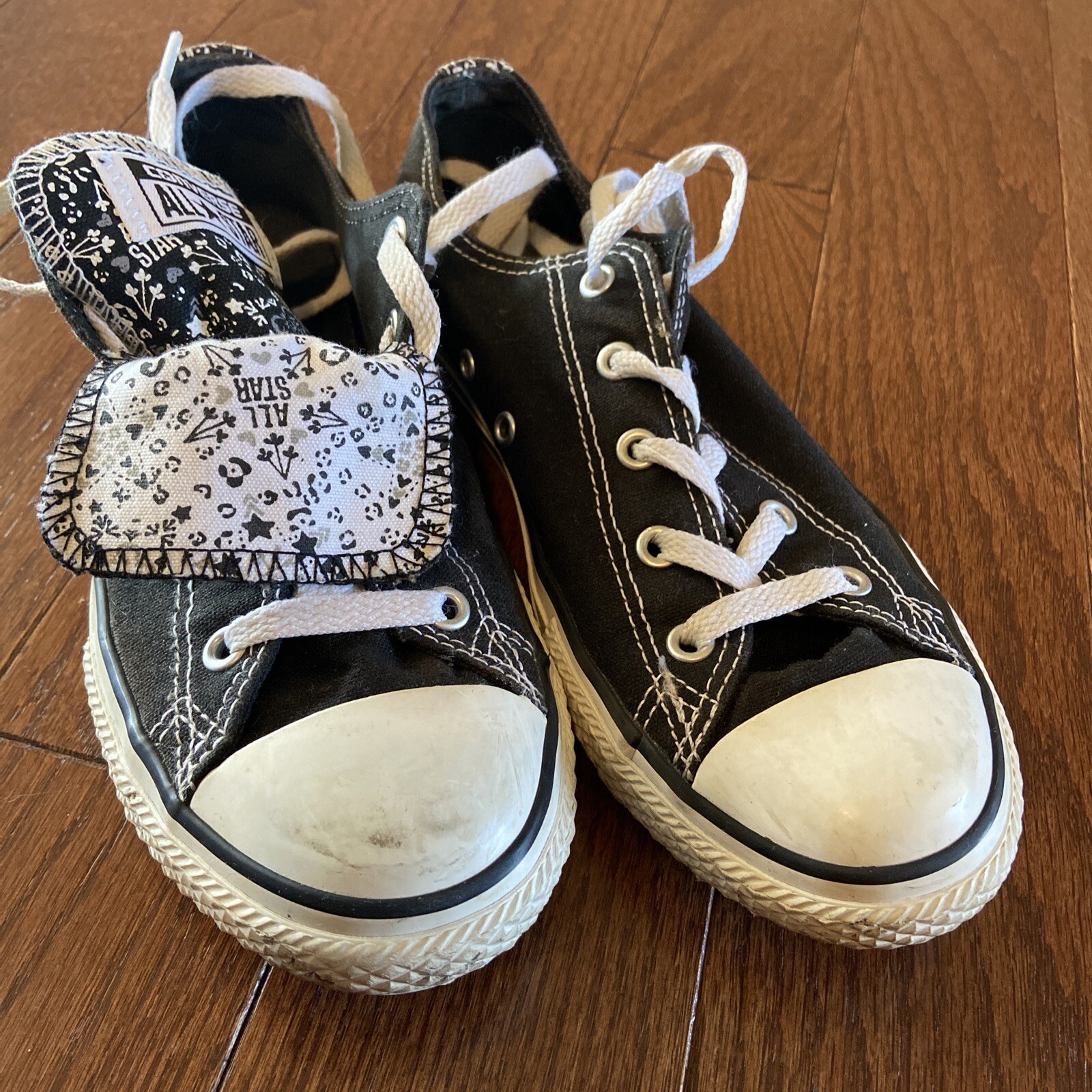 Converse All Star Chuck Taylor Junior Size 4 Double T… Gem