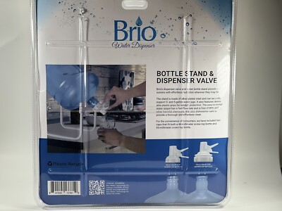 Stainless Steel 3-5 Gallon Water Jug Stand and Dispenser Valves