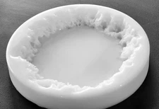 Small CRYSTAL Live Edge Coaster Silicone Mold AU