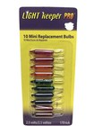 Light Keeper Pro 10 Mini Replacement Bulbs Multi-Color. 2.5 Volts Incandescent