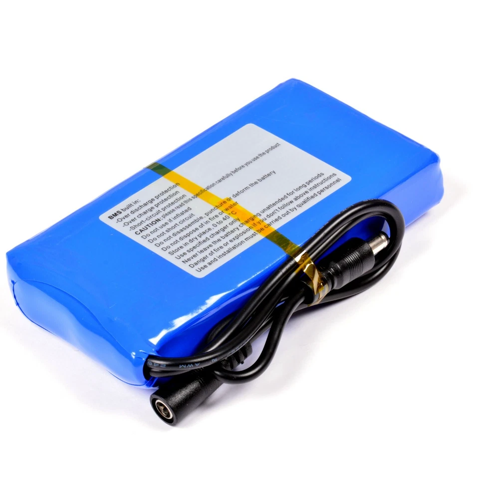 PACCO BATTERIA 12 VOLT 7000mAh 7Ah 12V RICARICABILE LITIO 130x65x24mm F2D4 - Immagine 3 di 4