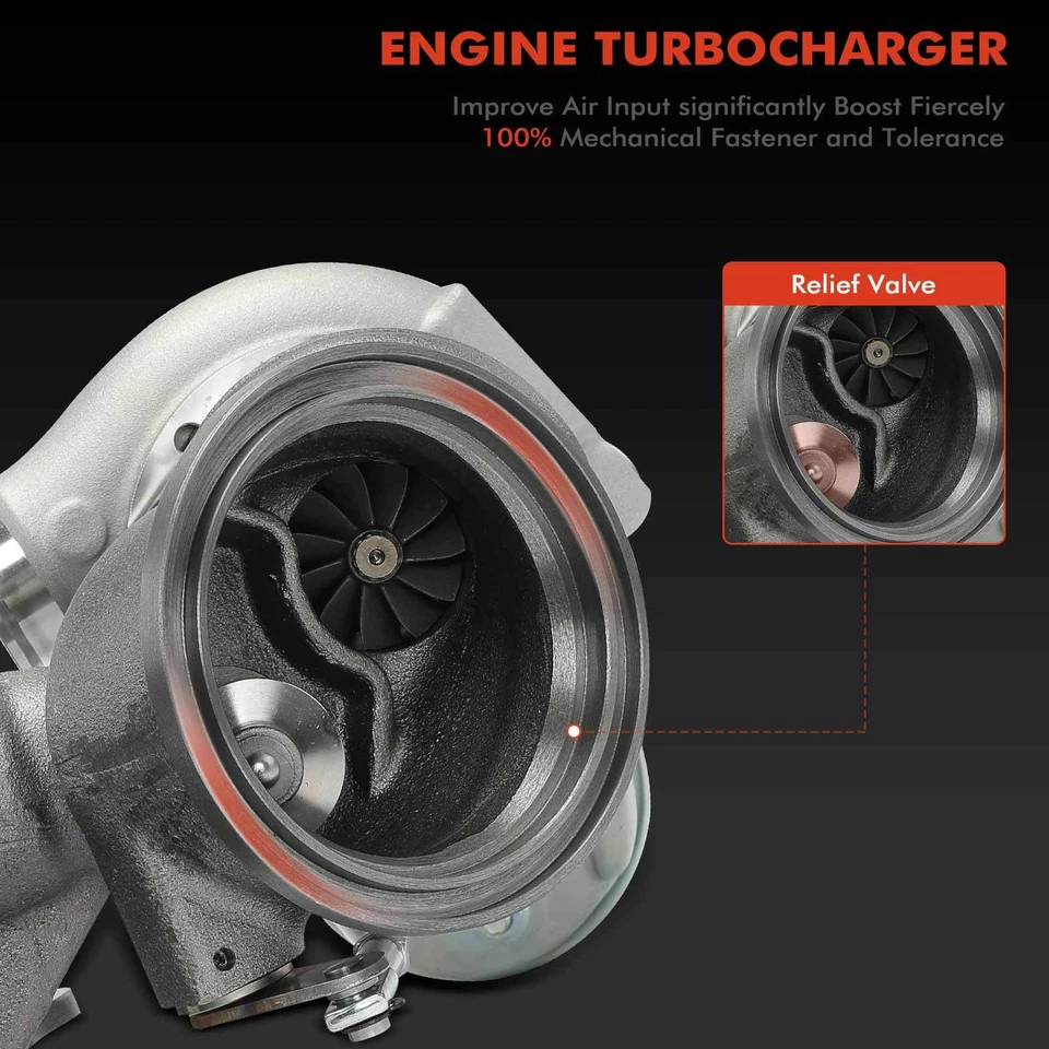 Turbocompresor para BMW X6 2008-16 740i 740Li xDrive N54 TD03 cilindro 1-3 Foto 3 de 4