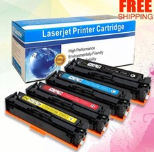 4 PK Laser Toner Cartridge FOR HP 202a CF500A CF501A CF502A CF503A BLACK COLOR
