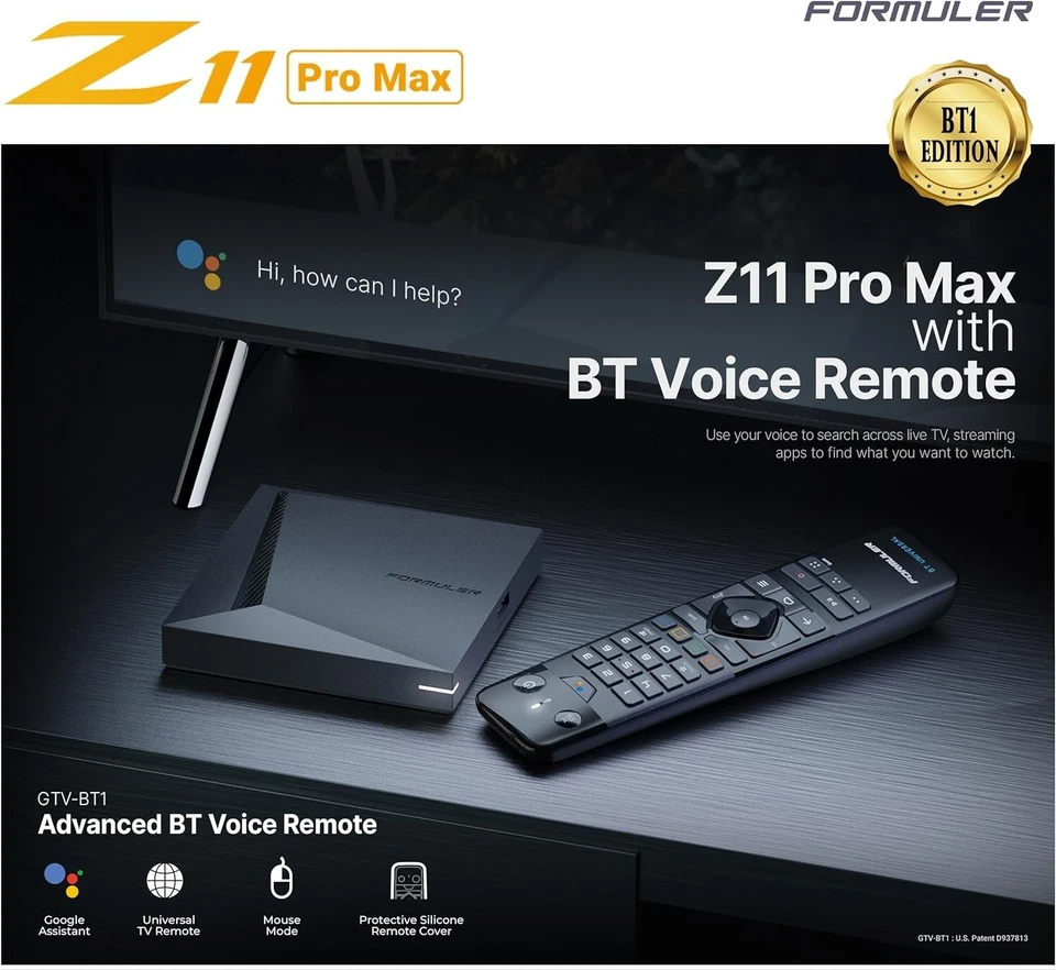 Formuler Z11 PRO MAX con telecomando Bluetooth Android 11 4GB RAM DDR4 32GB - Immagine 2 di 4