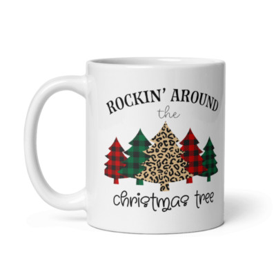 Rockin Around The Christmas Tree Merry Xmas 11 Unzen Teetasse Kaffeebecher