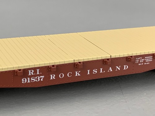 Coche plano HO InterMountain 32326-05 42’ Fishbelly Rock Island #91837 ¡NUEVO EN CAJA! | Zustand: New