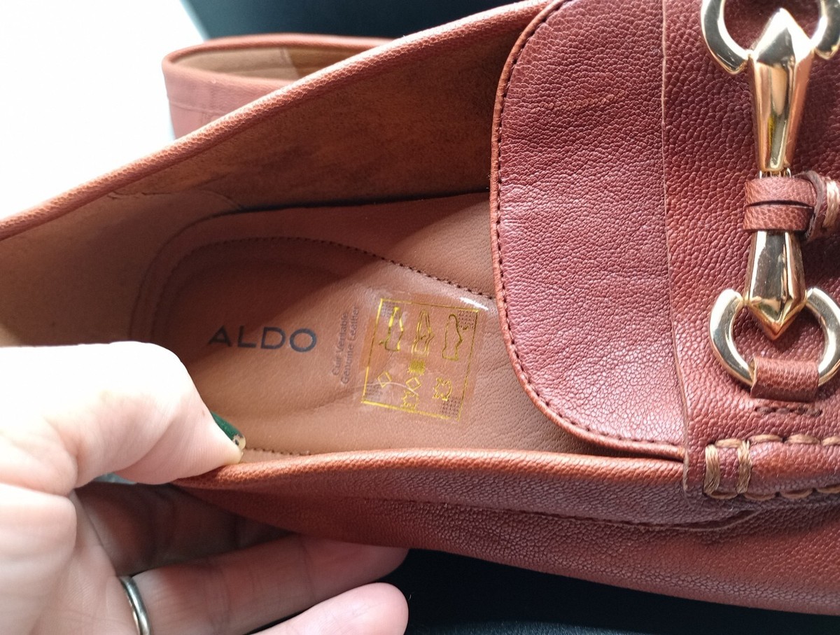 ALDO Flex Black Leather Mens Loafers with Gold Chain and Red Accent Pendleton – Men Black Loafer - ALDO main image 3