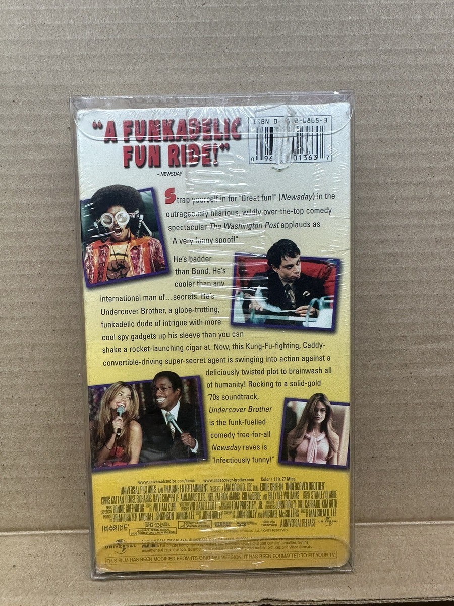 Undercover Brother VHS New Sealed Eddie Griffin | eBay