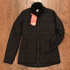 the north face women's harway insulated parka dark grey herringbone