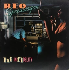 REO SPEEDWAGON Hi Infidelity USED 1980 LP Hard Rock Vinyl Record EPIC-36844