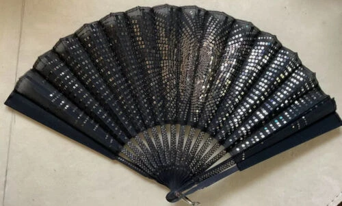 Ventiladores de mano Vintage Mujer Handmade