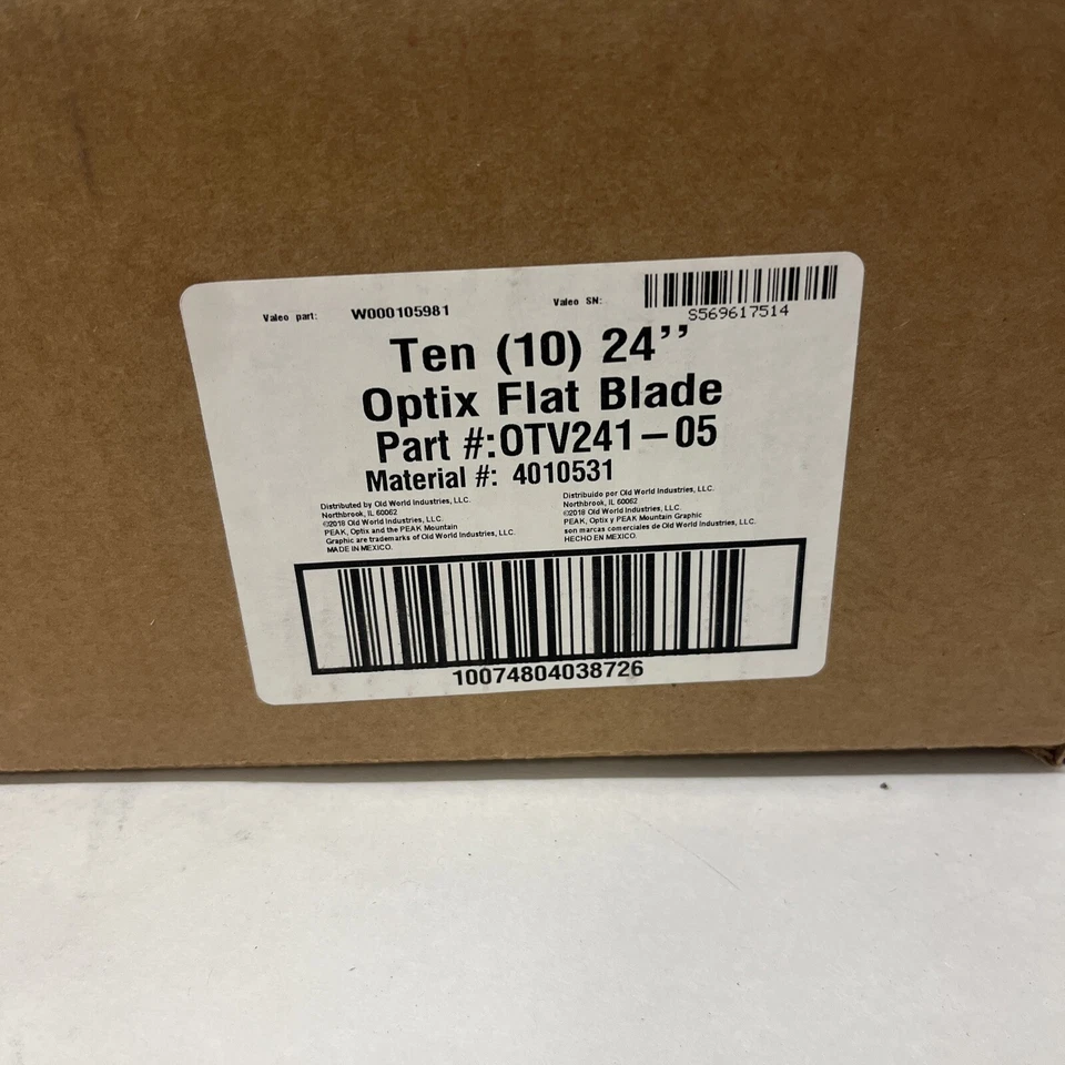 Peak Optix Curved Blade Technology Performance Wiper Blade (24") Box Of 10 - Image 2 of 2