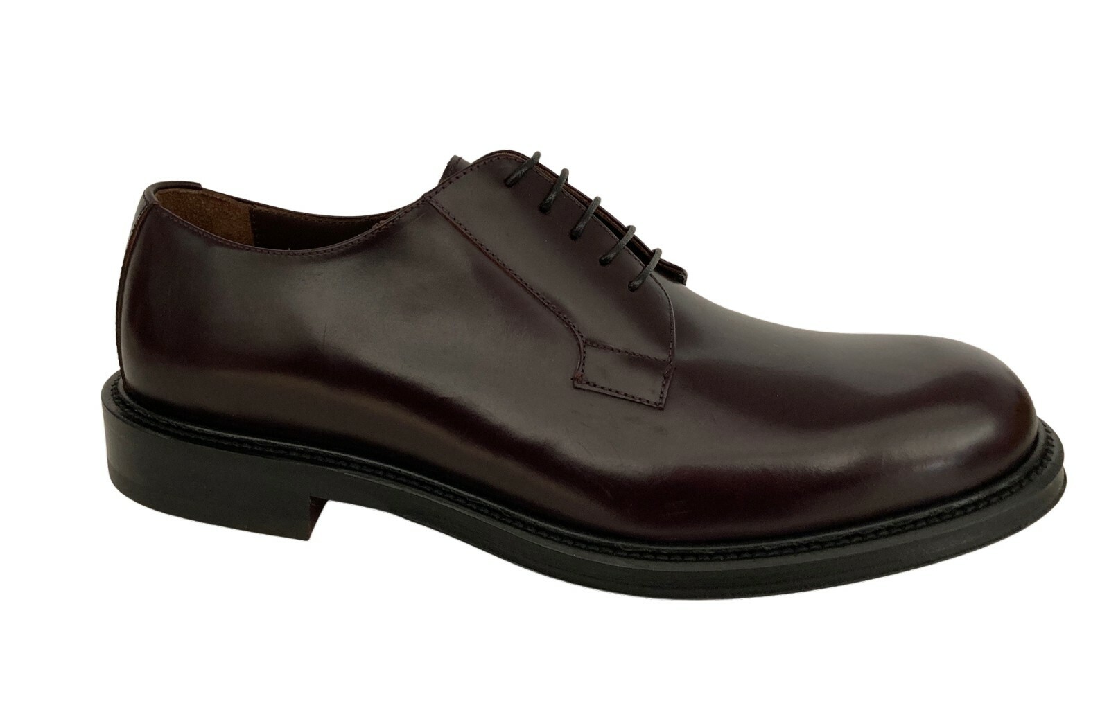 BOWMAN scarpa uomo allacciata bordeaux art GR1 ROIS 100% пелле СДЕЛАНО В ИТАЛИИ
