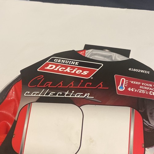SUNSHADE GENUINE DICKIES RED BEL AIR MAGIC SHADE UNIVERSAL FIT 2 PC Car Shade - Picture 5 of 10