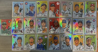 2023 Topps Chrome Platinum Anniversary LOGO REFRACTOR /499 Parallel YOU PICK