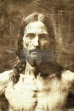 SHROUD OF TURIN JESUS CHRIST OF NAZERETH 4X6 AI PHOTO POSTCARD