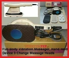 FULL BODY MASSAGER MACHINE Thrve 717 3 interchangeable Heads Soothe all Areas Ph