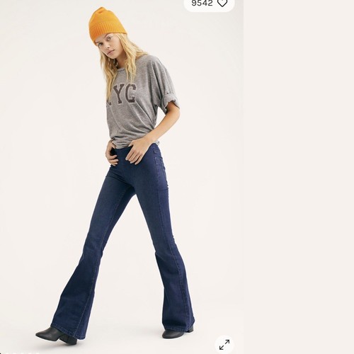 Free People Penny Flare pull on jeans 