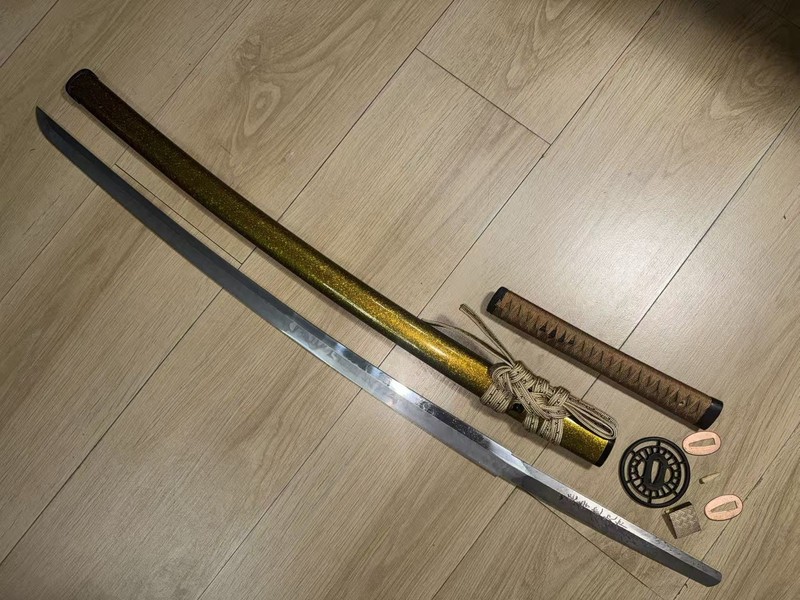 Japanese Sword Nihontou Katana Gendaito Signed Enju Nobutsugu saku in Koshirae