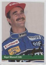 1992 Grid Motorcard Formula 1 Nigel Mansell #38 HOF 0cr7